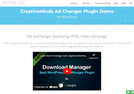 WP Ad server Demo-video campaigns
