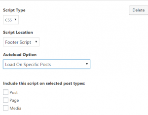 Script Type-Load On Specific Posts - Header Footer Plugins for WordPress