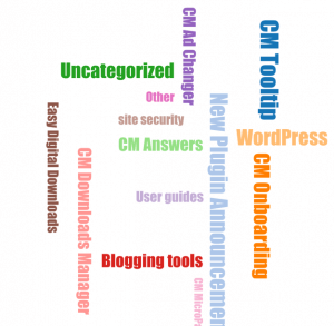 WordPress forum Widgets- CM Answers Widget Word Cloud