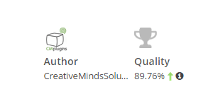 CM Answers compared to another leading Q&A plugin using ManageWP.org's tool.