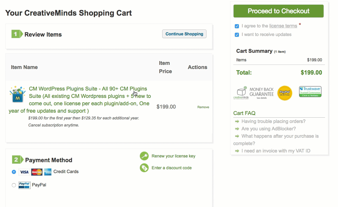 GIF shows how to insert coupons code and benefit from the End Summer Sale