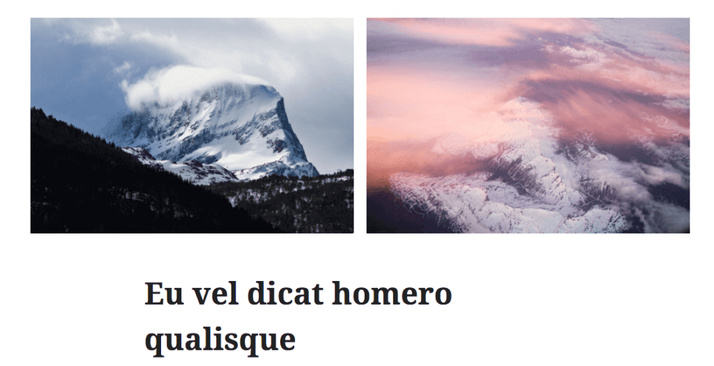 Fragment of sample post created with the Gutenberg Editor for WordPress 5