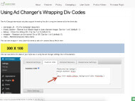 WP Ad changer Demo-div support