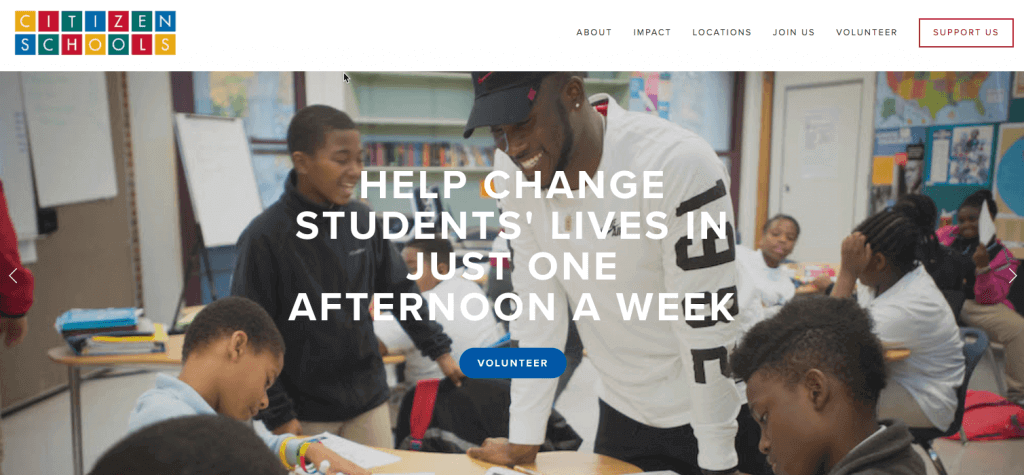 Citizen-Schools help children from low-income families, WP helps Citizen Schools