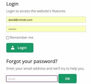 Registration Password Recovery-payment-two-factor authentication