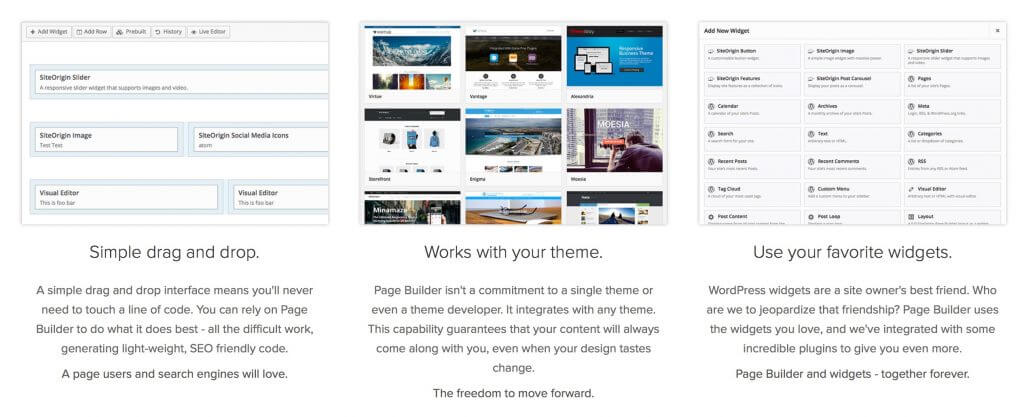 Page Builder by SiteOrigin - 5 Best WordPress Page Builders You Should Consider