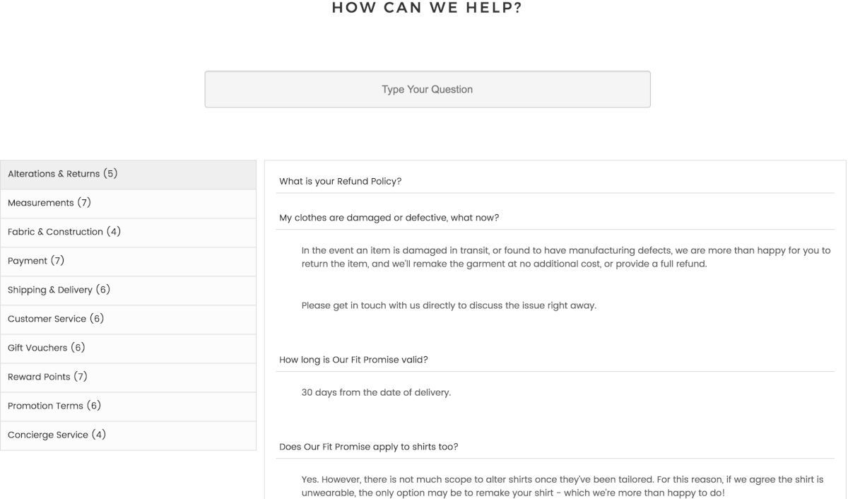 fancy frequently asked questions