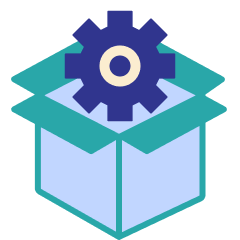 Installation and Configuration icon - Course LMS solution - CreativeMinds