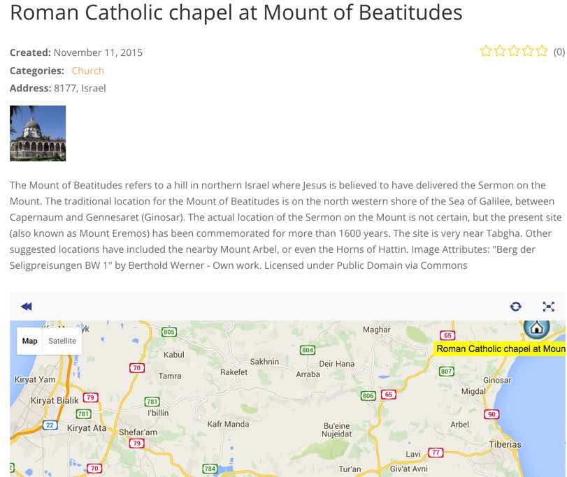 Location Details Page