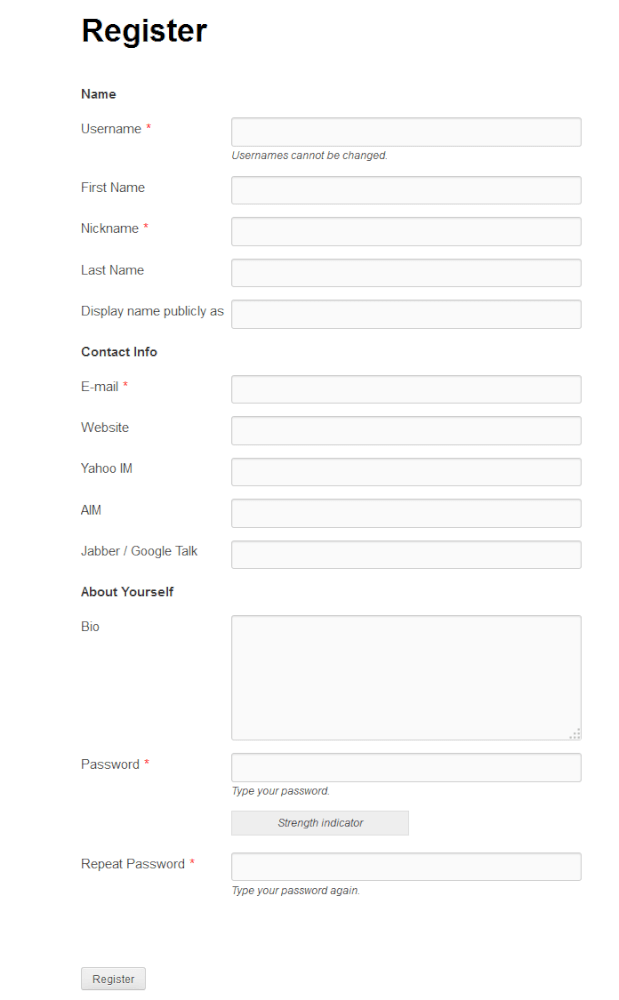 profile builder registration form - 7 Practical Ways to Improve WP Registration and Login Experience
