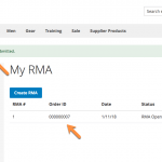 Users frontend submission - Step 3- RMA Requests Module