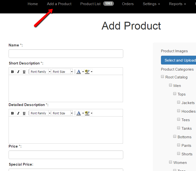 Adding Products - bulk upload - banner - vendor vacation mode